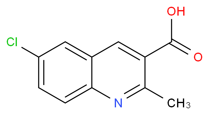 6-chloro-2-methylquinoline-3-carboxylic acid_Molecular_structure_CAS_92513-40-1)
