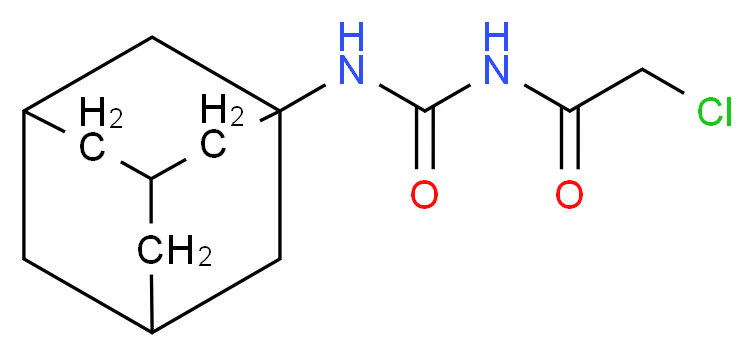 N-[(1-adamantylamino)carbonyl]-2-chloroacetamide_Molecular_structure_CAS_)