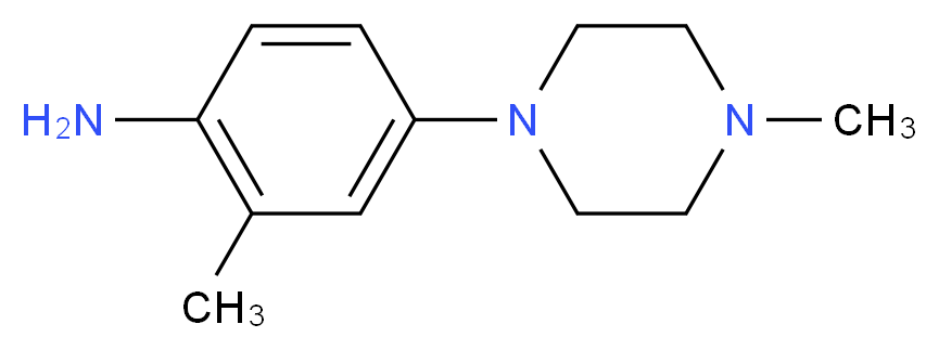 2-methyl-4-(4-methylpiperazin-1-yl)aniline_Molecular_structure_CAS_16154-71-5)