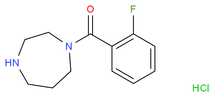 1-(2-fluorobenzoyl)-1,4-diazepane hydrochloride_Molecular_structure_CAS_)