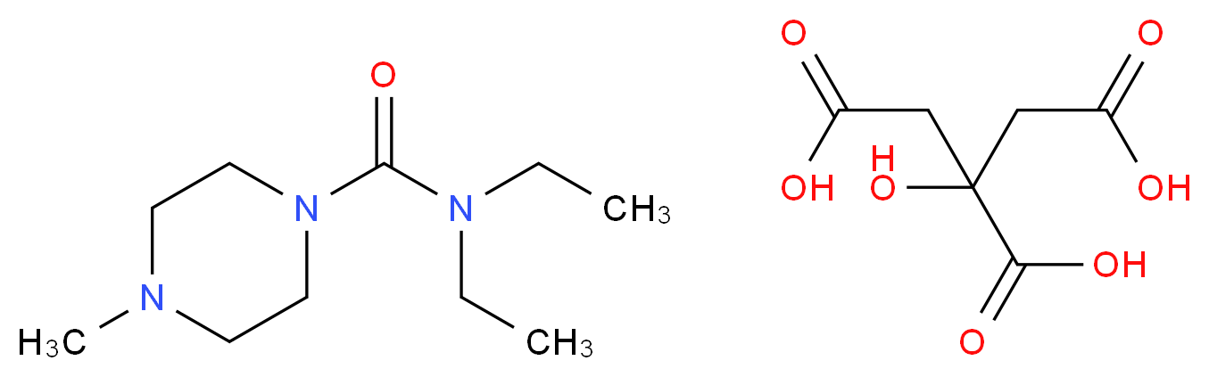 Diethylcarbamazine citrate salt_Molecular_structure_CAS_1642-54-2)