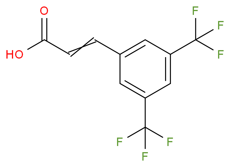 trans-3,5-Bis(trifluoromethyl)cinnamic acid 98%_Molecular_structure_CAS_155814-20-3)