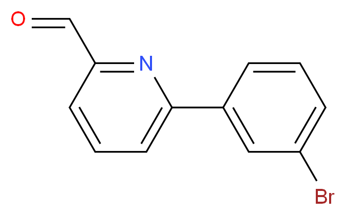 6-(3-BROMOPHENYL)PYRIDINE-2-CARBALDEHYDE_Molecular_structure_CAS_)