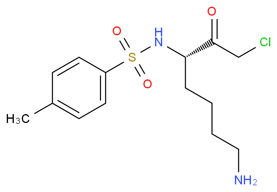 N-[(1S)-5-amino-1-(chloroacetyl)pentyl]-4-methylbenzenesulfonamide_Molecular_structure_CAS_)