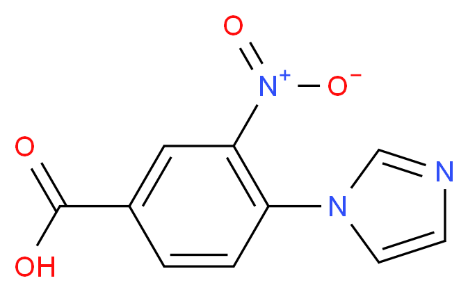 4-(1H-Imidazol-1-yl)-3-nitrobenzenecarboxylic acid_Molecular_structure_CAS_)