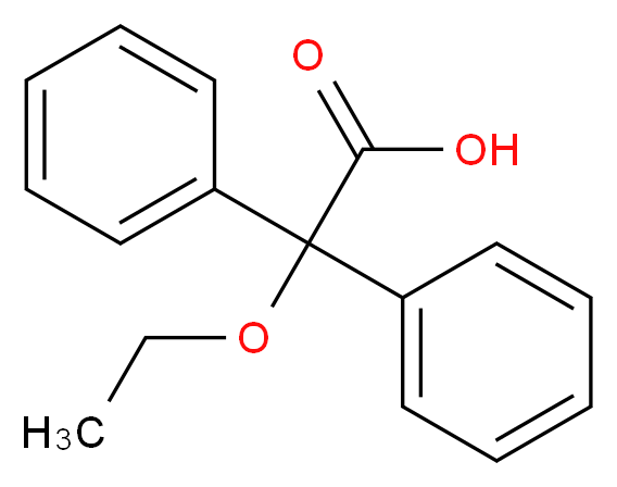 ethoxy(diphenyl)acetic acid_Molecular_structure_CAS_7495-45-6)