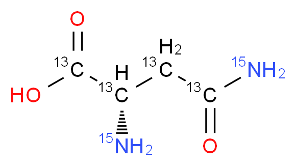 L-Asparagine-13C4,15N2 monohydrate_Molecular_structure_CAS_)