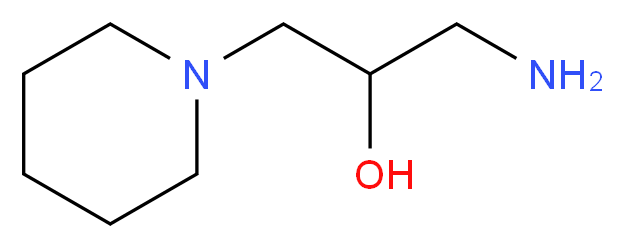 1-Amino-3-piperidin-1-ylpropan-2-ol_Molecular_structure_CAS_)