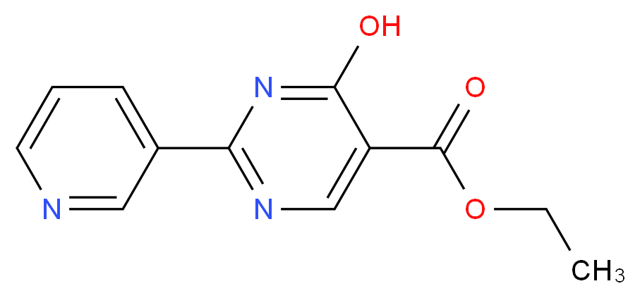 Ethyl 4-hydroxy-2-(pyridin-3-yl)pyrimidine-5-carboxylate_Molecular_structure_CAS_34775-04-7)