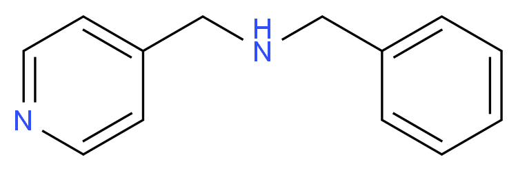 N-benzyl-1-(pyridin-4-yl)methanamine_Molecular_structure_CAS_)