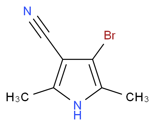 4-bromo-2,5-dimethyl-1H-pyrrole-3-carbonitrile_Molecular_structure_CAS_562074-42-4)