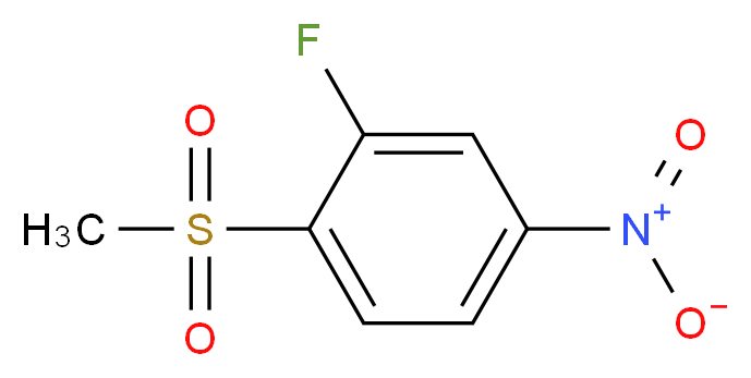 2-Fluoro-1-(methylsulphonyl)-4-nitrobenzene_Molecular_structure_CAS_)