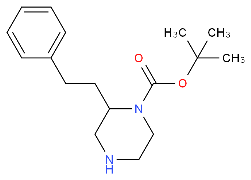 2-PHENETHYL-PIPERAZINE-1-CARBOXYLIC ACID TERT-BUTYL ESTER_Molecular_structure_CAS_886779-53-9)
