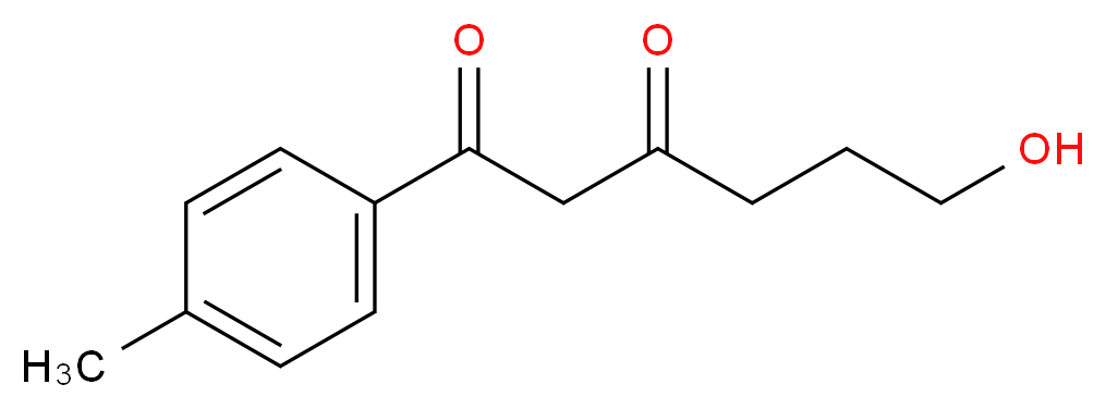 6-Hydroxy-1-(4-methylphenyl)-1,3-hexanedione_Molecular_structure_CAS_69745-21-7)