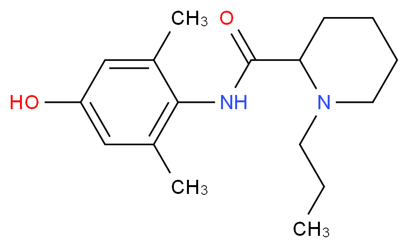 4-Hydroxy Ropivacaine_Molecular_structure_CAS_163589-31-9)