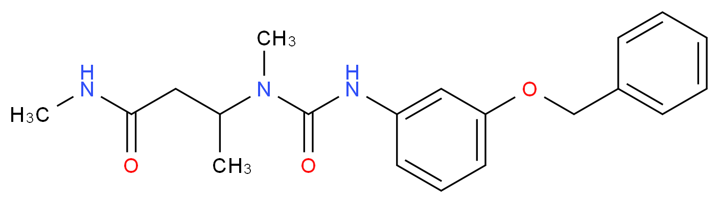 3-[({[3-(benzyloxy)phenyl]amino}carbonyl)(methyl)amino]-N-methylbutanamide_Molecular_structure_CAS_)