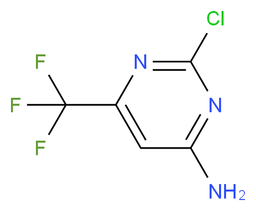 2-Chloro-6-(trifluoromethyl)pyrimidin-4-amine_Molecular_structure_CAS_85730-36-5)