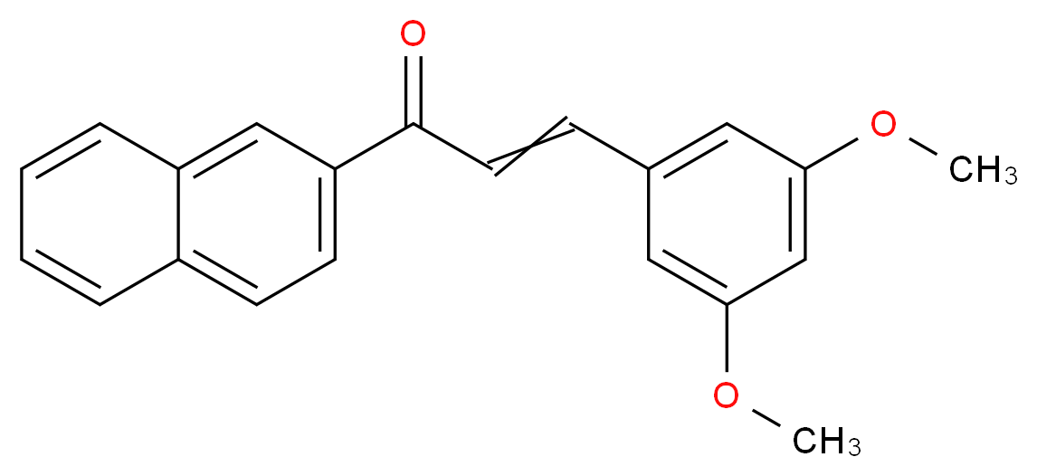 3-(3,5-dimethoxyphenyl)-1-(2-naphthyl)prop-2-en-1-one_Molecular_structure_CAS_175205-23-9)