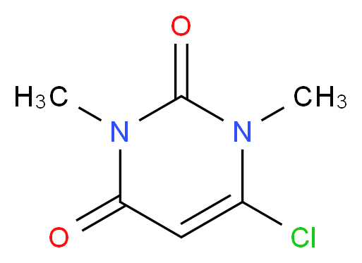 6-Chloro-1,3-dimethylpyrimidine-2,4(1H,3H)-dione_Molecular_structure_CAS_6972-27-6)