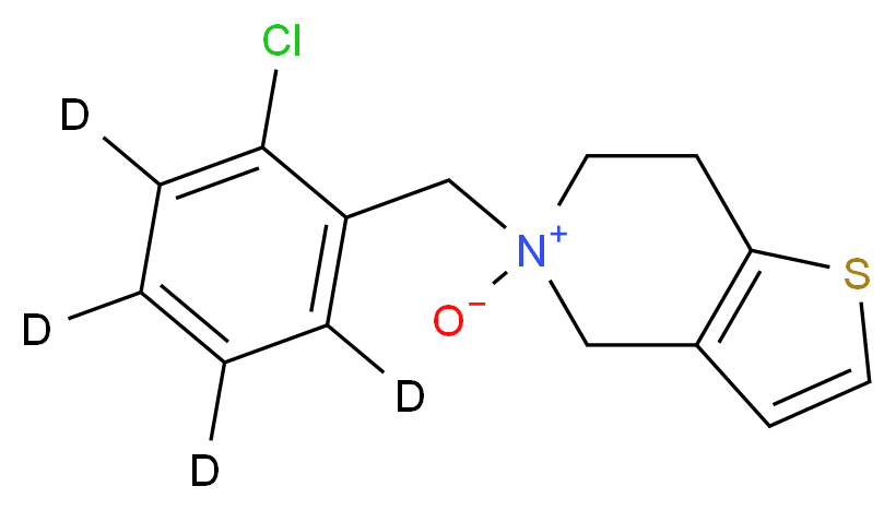 Ticlopidine-d4 N-Oxide_Molecular_structure_CAS_)