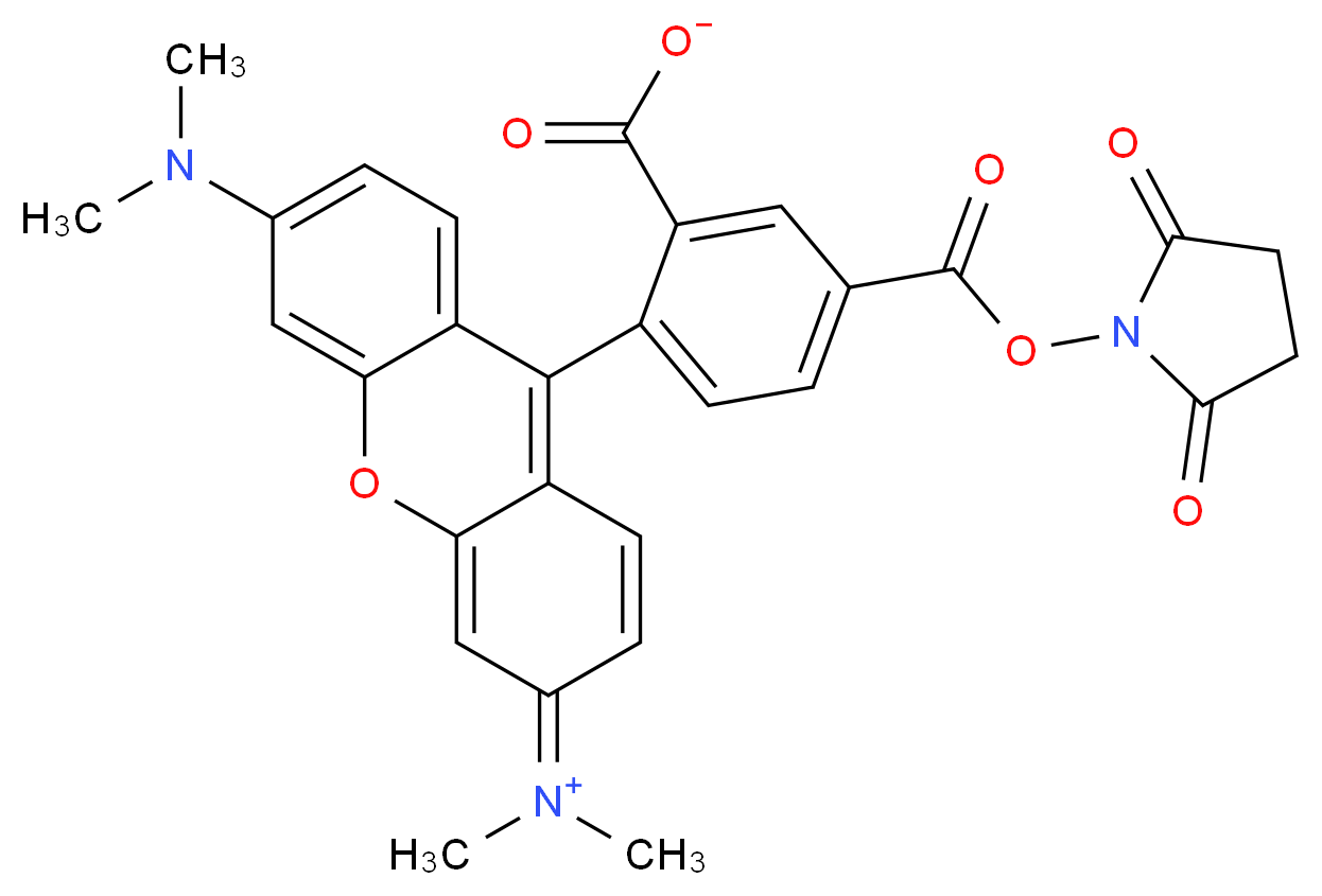 5-Carboxy-tetramethylrhodamine N-succinimidyl ester_Molecular_structure_CAS_150810-68-7)