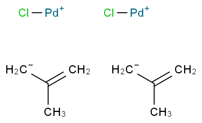 (2-Methylallyl)palladium(II) chloride dimer_Molecular_structure_CAS_12081-18-4)