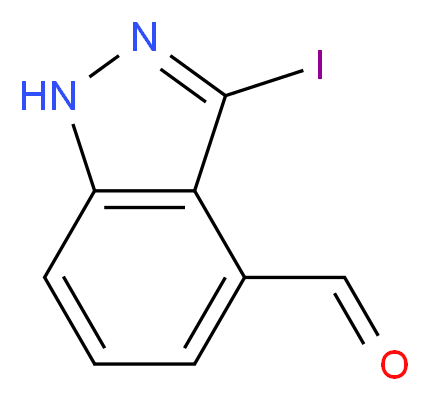 3-IODO-1H-INDAZOLE-4-CARBALDEHYDE_Molecular_structure_CAS_944904-44-3)