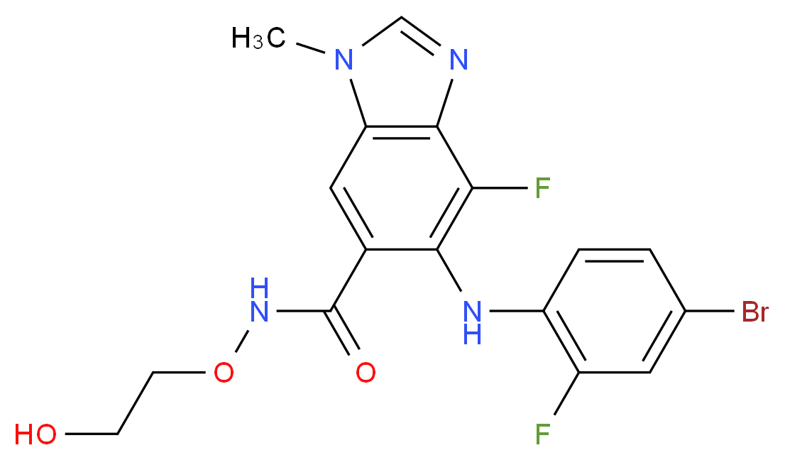 MEK162 (ARRY-162, ARRY-438162)_Molecular_structure_CAS_606143-89-9)