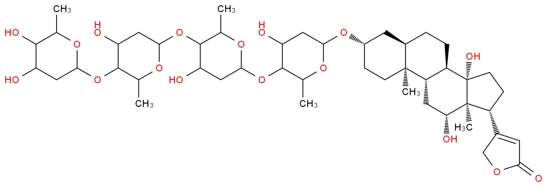 Digoxigenin TetradigitoxosideDISCONTINUED_Molecular_structure_CAS_31539-05-6)