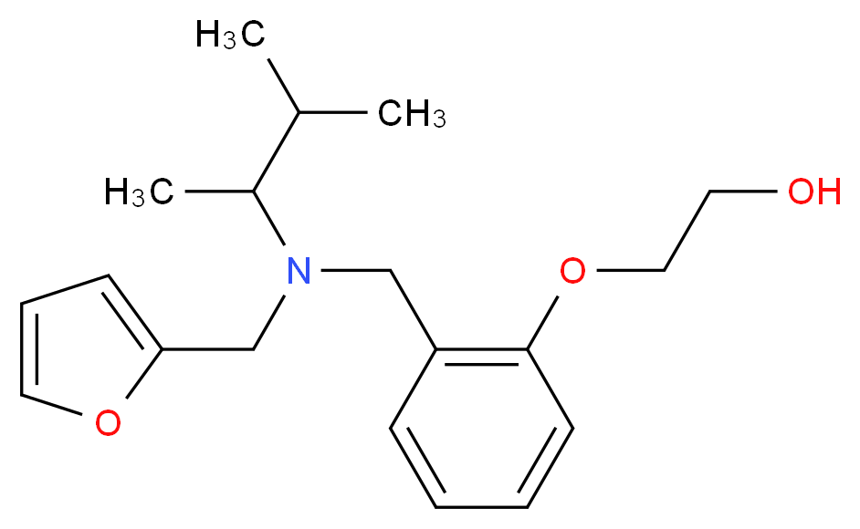 2-(2-{[(1,2-dimethylpropyl)(2-furylmethyl)amino]methyl}phenoxy)ethanol_Molecular_structure_CAS_)