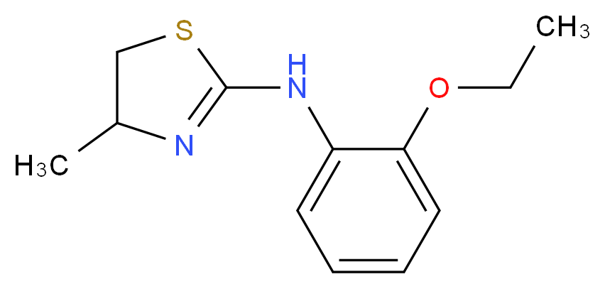 (2-Ethoxy-phenyl)-(4-methyl-4,5-dihydro-thiazol-2-yl)-amine_Molecular_structure_CAS_)