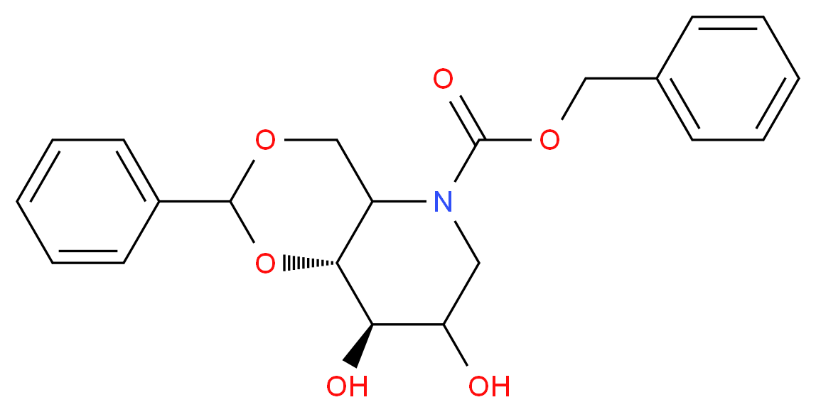 N-Benzyloxycarbonyl-4,6-O-phenylmethylene Deoxynojirimycin_Molecular_structure_CAS_138381-83-6)