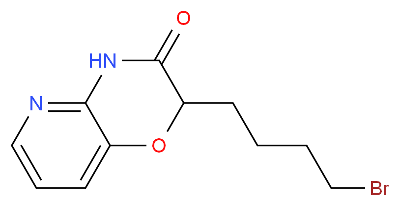 2-(4-Bromobutyl)-2H,3H,4H-pyrido-[3,2-b][1,4]oxazin-3-one_Molecular_structure_CAS_)