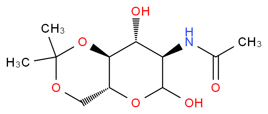 2-Acetamido-2-deoxy-4,6-O-isopropylidene-D-glucopyranose_Molecular_structure_CAS_50605-09-9)