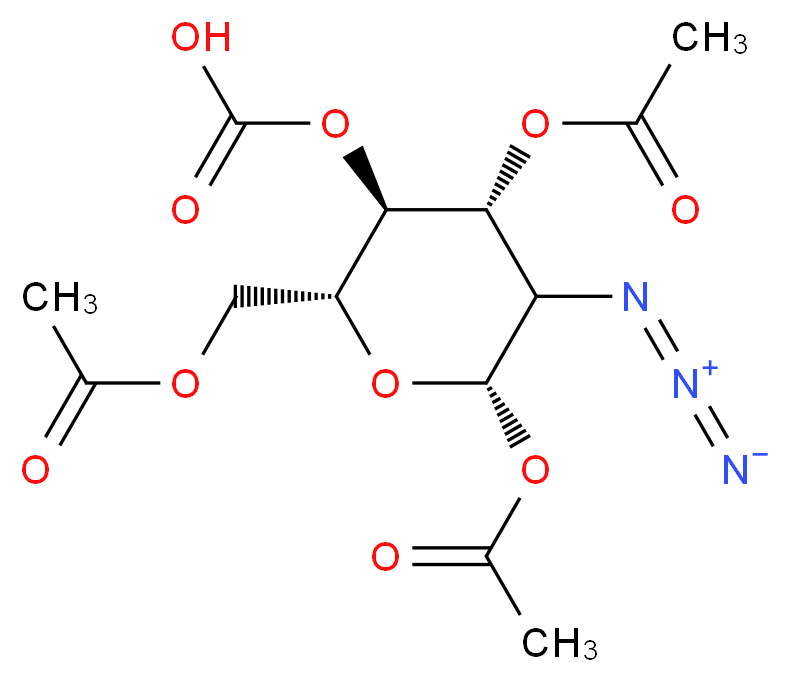 2-Azido-β-D-glucose tetraacetate_Molecular_structure_CAS_80321-89-7)