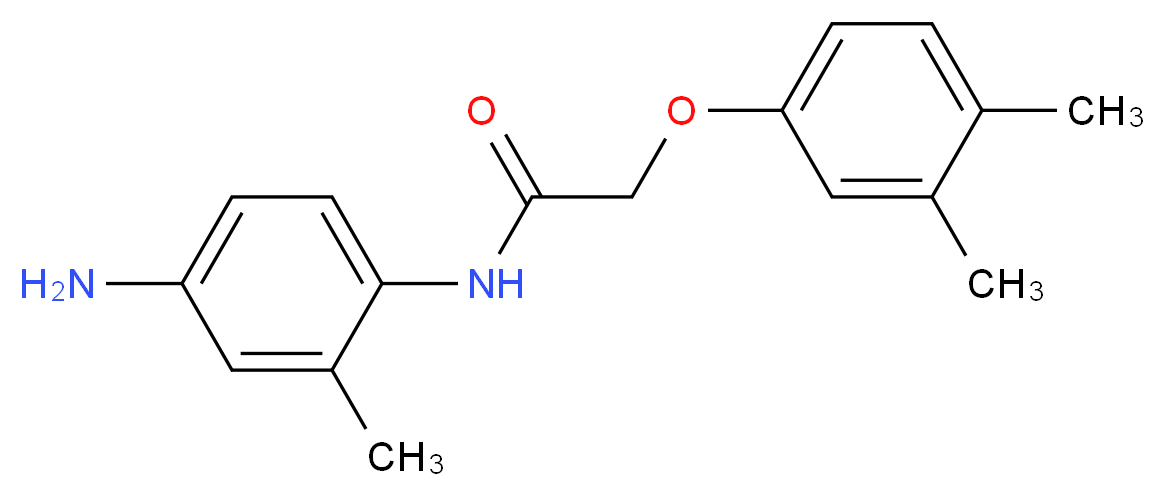 N-(4-Amino-2-methylphenyl)-2-(3,4-dimethylphenoxy) acetamide_Molecular_structure_CAS_)