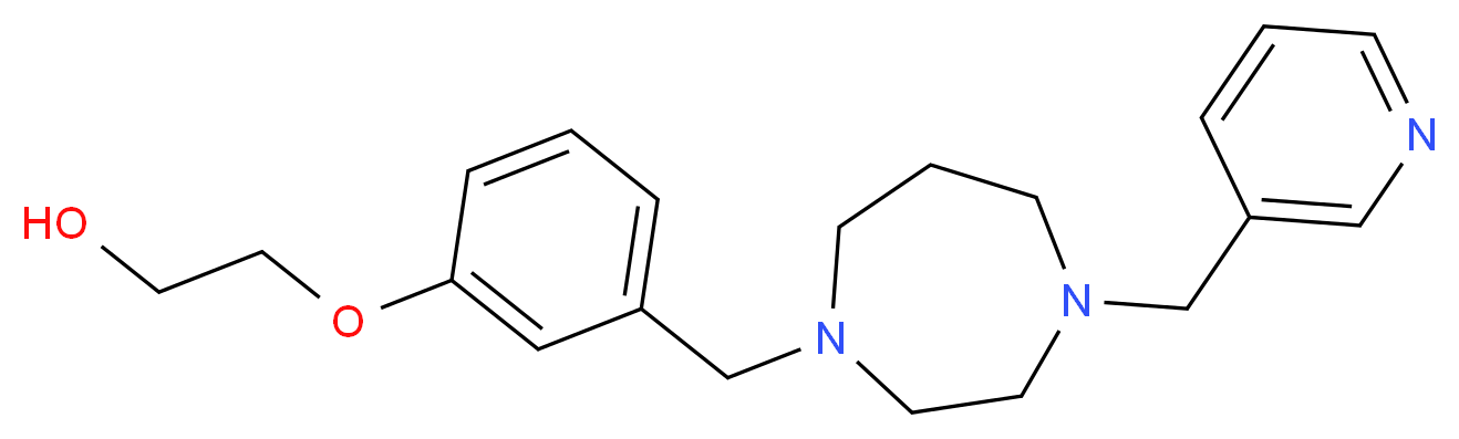 2-(3-{[4-(pyridin-3-ylmethyl)-1,4-diazepan-1-yl]methyl}phenoxy)ethanol_Molecular_structure_CAS_)