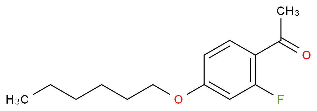 2'-Fluoro-4'-hexyloxyacetophenone_Molecular_structure_CAS_)