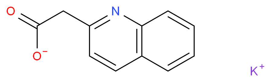 potassium 2-(quinolin-2-yl)acetate_Molecular_structure_CAS_)