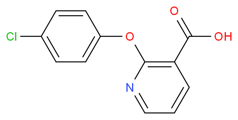 2-(4-chlorophenoxy)nicotinic acid_Molecular_structure_CAS_51362-37-9)
