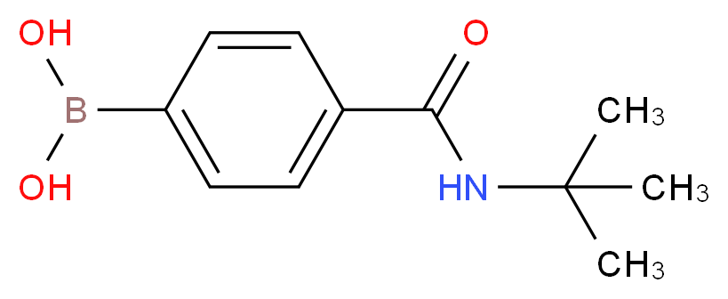 4-(tert-Butylcarbamoyl)benzeneboronic acid_Molecular_structure_CAS_850568-14-8)