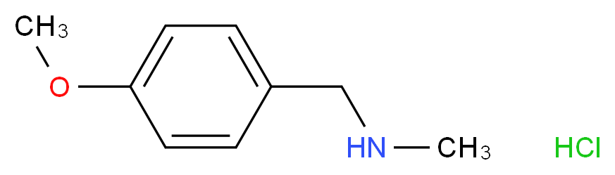 4-Methoxy-N-methylbenzylamine hydrochloride_Molecular_structure_CAS_876-32-4)