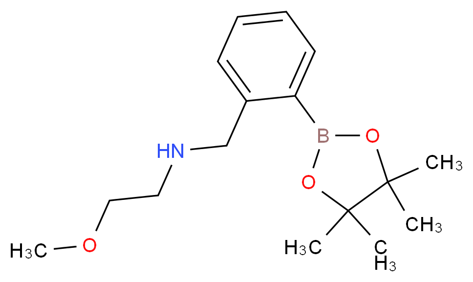 2-Methoxy-N-(2-(4,4,5,5-tetramethyl-1,3,2-dioxaborolan-2-yl)benzyl)ethanamine_Molecular_structure_CAS_1150271-51-4)