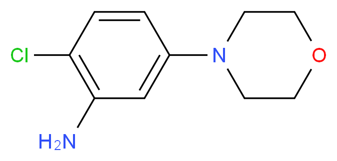 2-chloro-5-(4-morpholinyl)aniline_Molecular_structure_CAS_915921-20-9)