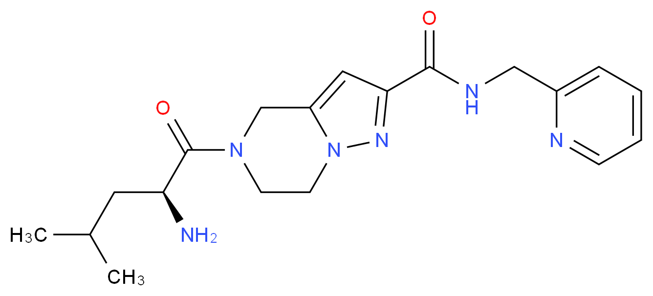 5-L-leucyl-N-(pyridin-2-ylmethyl)-4,5,6,7-tetrahydropyrazolo[1,5-a]pyrazine-2-carboxamide_Molecular_structure_CAS_)