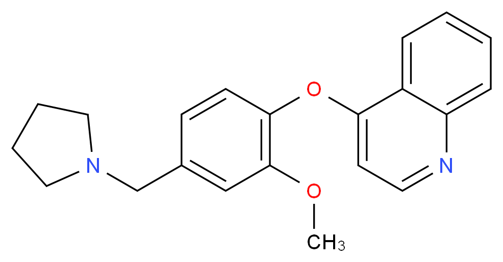 4-[2-methoxy-4-(pyrrolidin-1-ylmethyl)phenoxy]quinoline_Molecular_structure_CAS_)