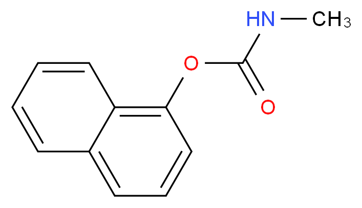 Methyl-carbamic acid naphthalen-1-yl ester_Molecular_structure_CAS_63-25-2)
