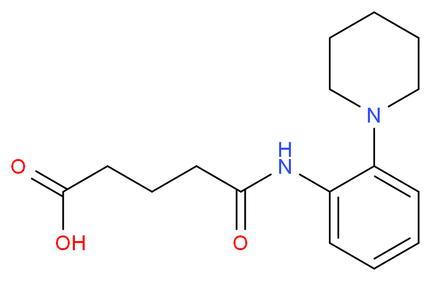 4-(2-Piperidin-1-yl-phenylcarbamoyl)-butyric acid_Molecular_structure_CAS_436088-56-1)
