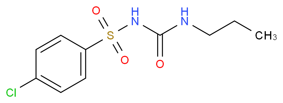 4-Chloro-N-(propylcarbamoyl)benzenesulfonamide_Molecular_structure_CAS_94-20-2)