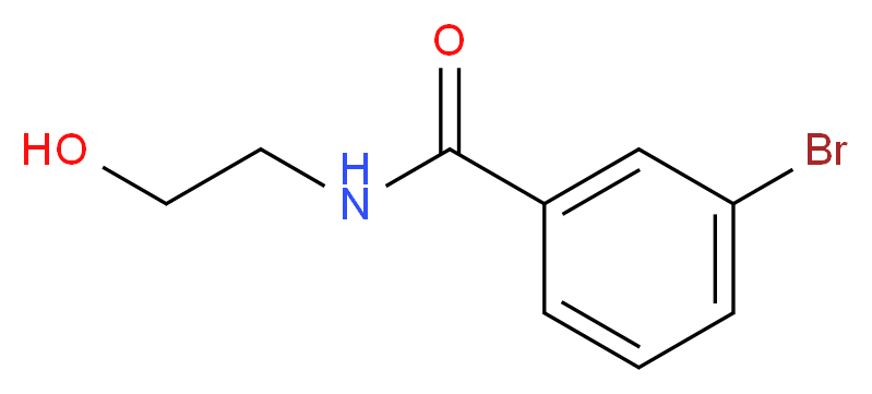 3-Bromo-N-(2-hydroxyethyl)benzamide_Molecular_structure_CAS_57728-66-2)
